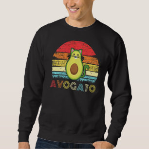 Avagato Cat Avogato Avocado Sweatshirt