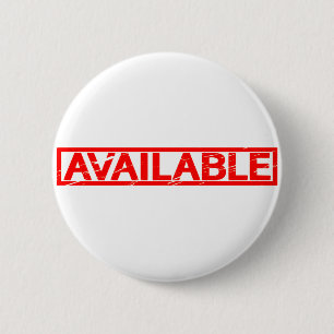 Available Stamp 6 Cm Round Badge