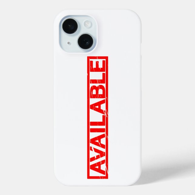 Available Stamp Case-Mate iPhone Case (Back)
