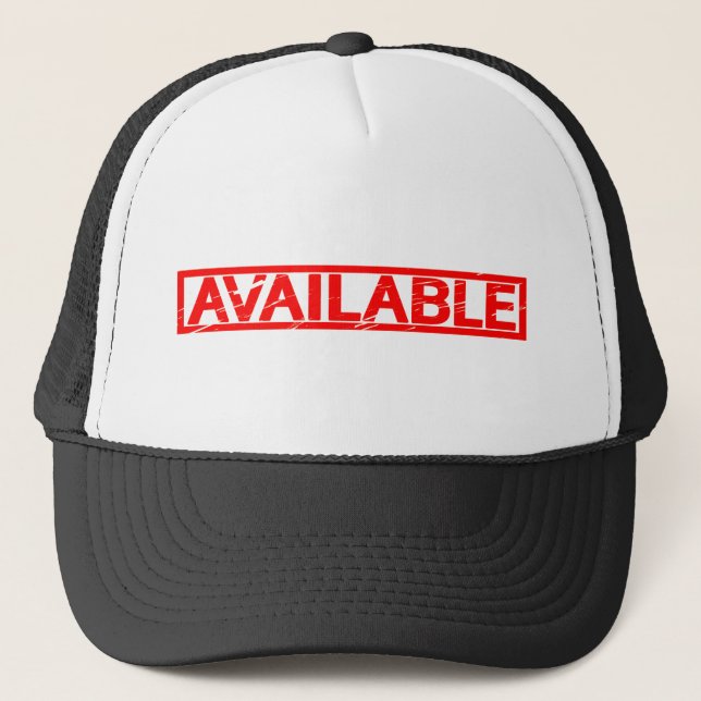 Available Stamp Trucker Hat (Front)
