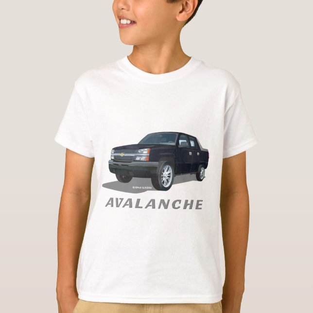 Avalanche Black T-Shirt (Front)