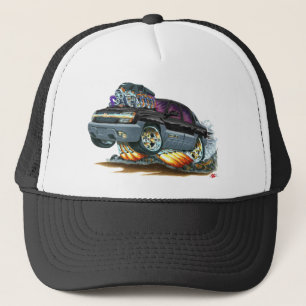 Avalanche Black Truck Trucker Hat