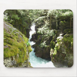 Avalanche Gorge II at Glacier National Park Mouse Pad