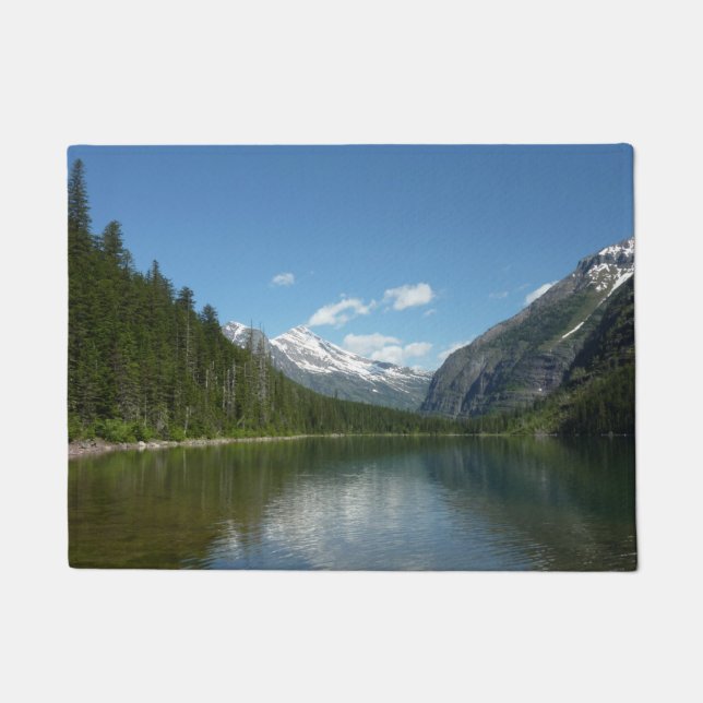 Avalanche Lake I in Glacier National Park Doormat (Front)