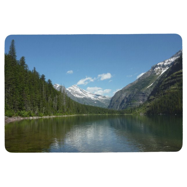 Avalanche Lake I in Glacier National Park Floor Mat (Front)