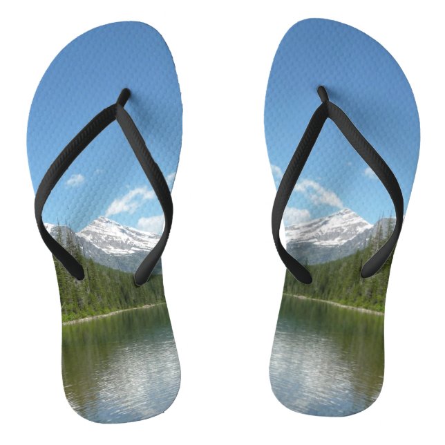 Avalanche Lake I in Glacier National Park Thongs (Footbed)