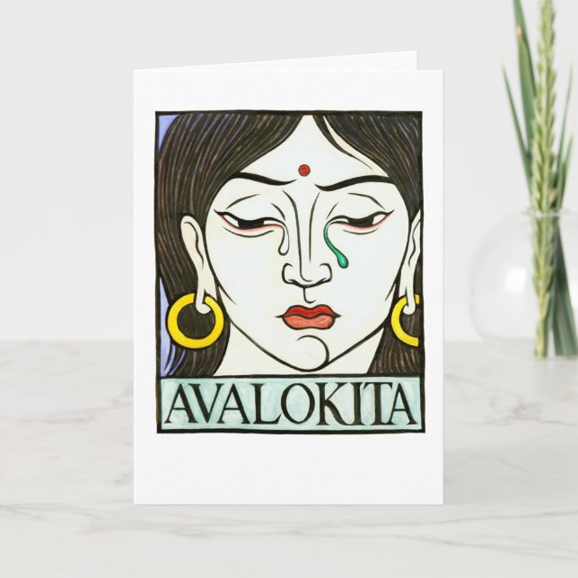 Avalokita Greeting Card (Front)