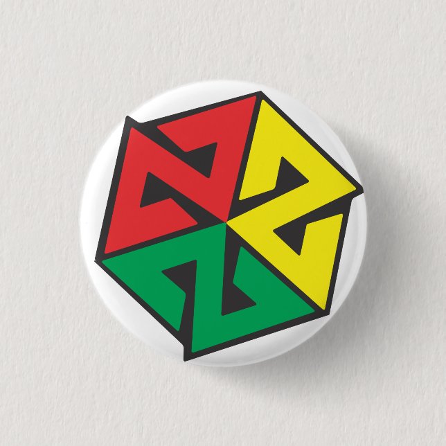 AVALON7 Inspiracon Rasta 3 Cm Round Badge (Front)