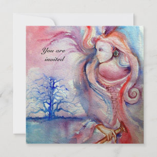 AVALON 2, gem red parchment Invitation