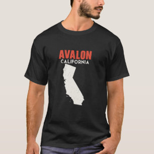 Avalon California USA State America Travel Califor T-Shirt