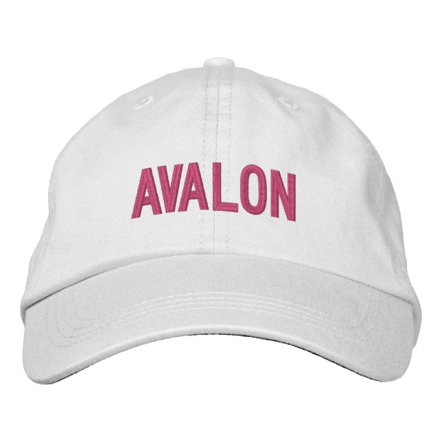 AVALON EMBROIDERED HAT (Front)