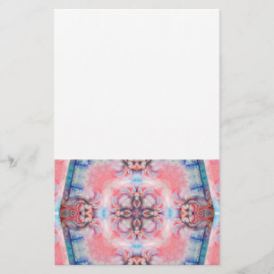 AVALON Lady Of Lake, Magic Pink Water Reflections Stationery