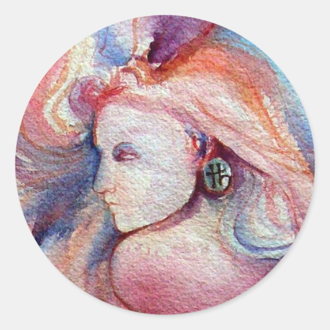 AVALON / Magic and Mystery Classic Round Sticker (Front)