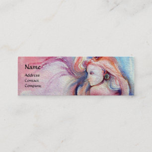 AVALON / Magic and Mystery Pink Blue Fantasy Mini Business Card