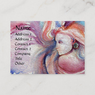 AVALON Magic and Mystery Pink Blue Pearl Business Card