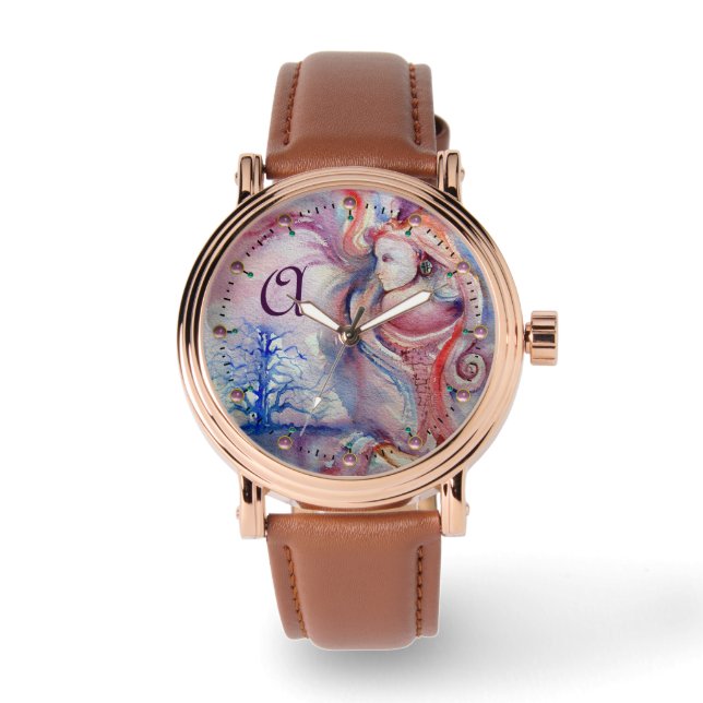 AVALON Magic & Mystery Pınk Blue Fantasy Monogram Watch (Front)