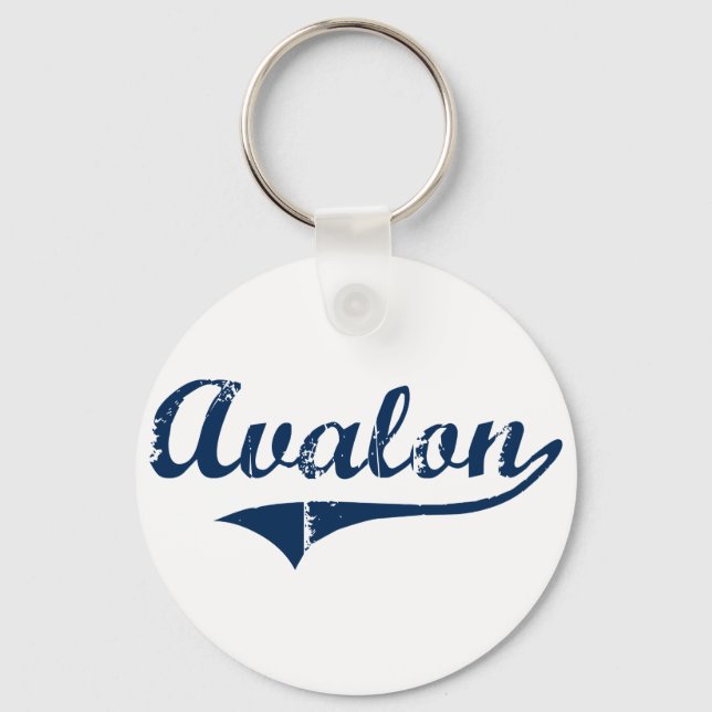 Avalon Pennsylvania Classic Design Key Ring (Front)