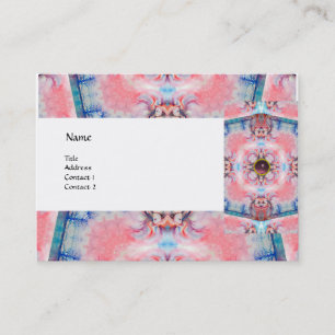 AVALON PSYCHEDELIC ,pink purple blue gem amethyst Business Card