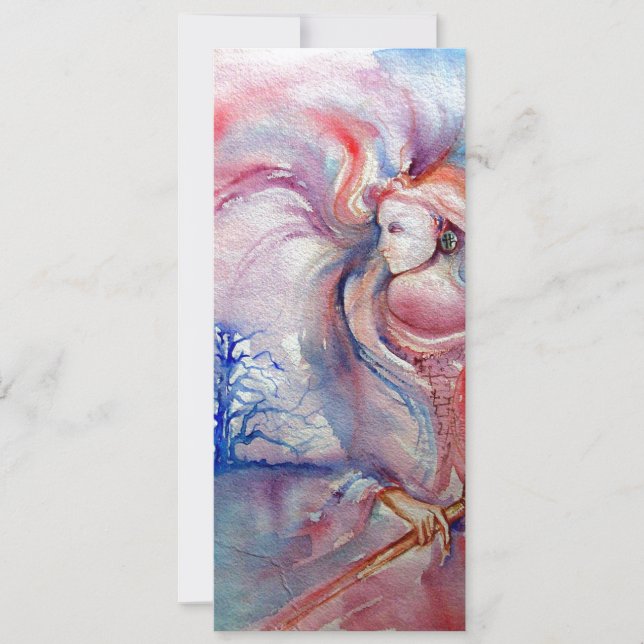 AVALON psychedelic pink purple metallic gold Invitation (Front)