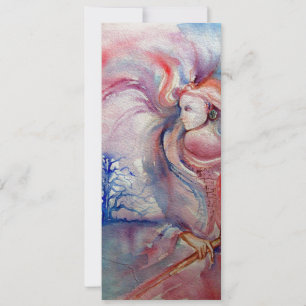 AVALON psychedelic pink purple metallic gold Invitation