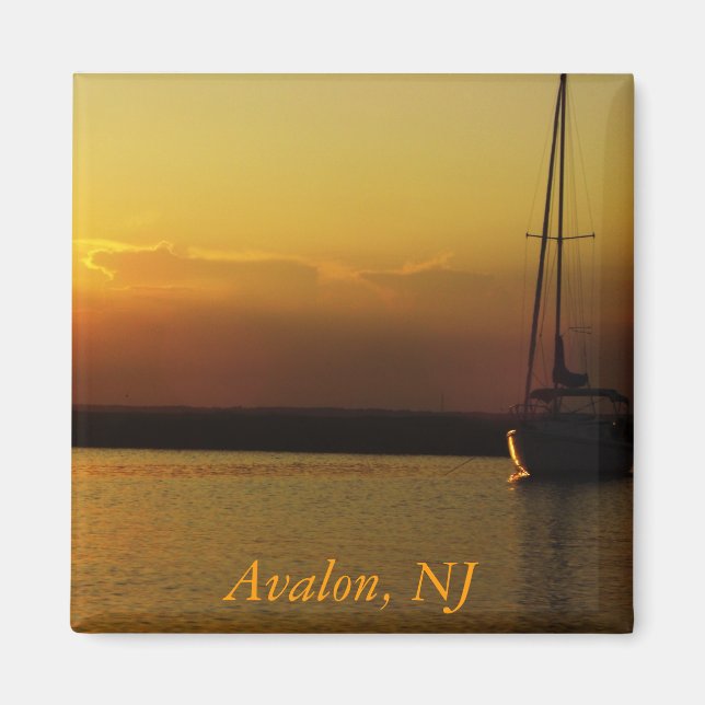 Avalon Sunset Magnet (Front)