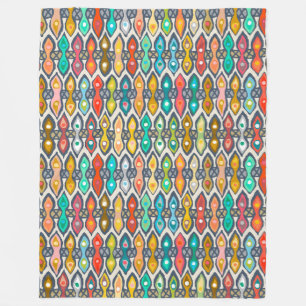 Avani ikat fleece blanket