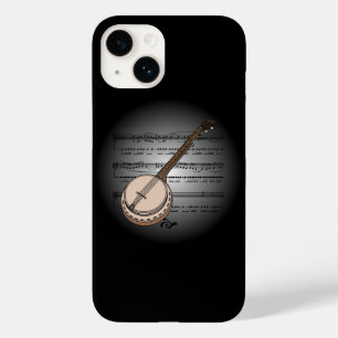 Avant Garde, Banjo on Globe with Sheet Music ~ Case-Mate iPhone 14 Case