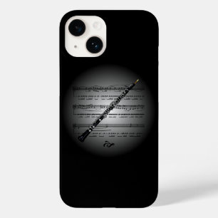 Avant Garde ~ Oboe on Globe with Sheet Music Case-Mate iPhone 14 Case