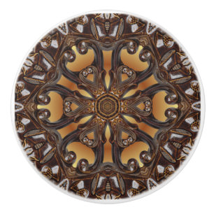 Avant-Garde, Tuscan Gold/Russet, Tuscan 043-B ~ Ceramic Knob