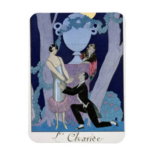 Avarice, 1924 (pochoir print) magnet