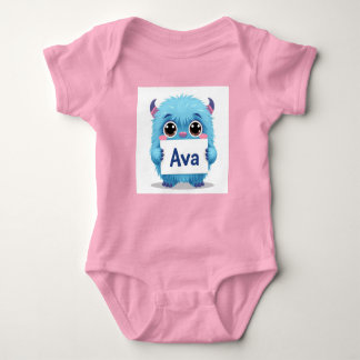 Ava's Blue Buddy Baby Bodysuit