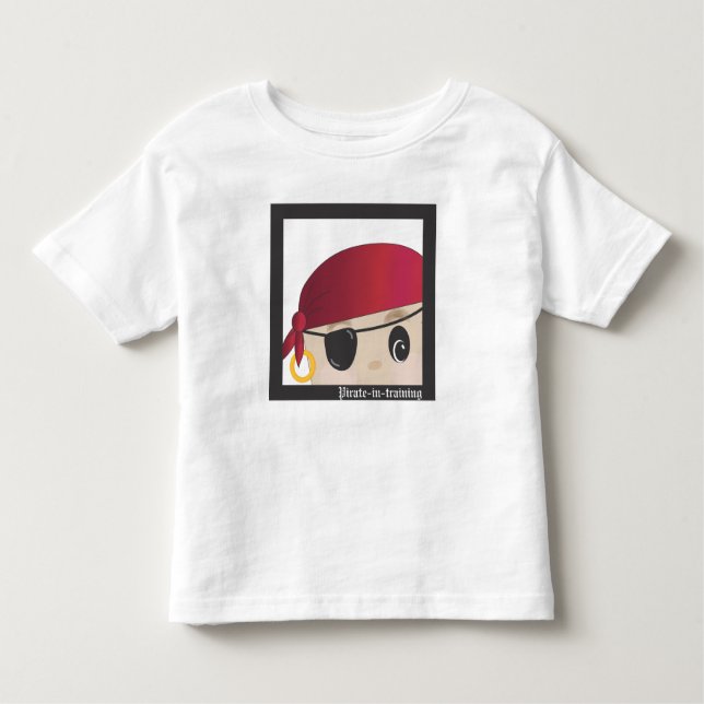 Avast! A Pirate in Training Junior Scallywag Toddler T-Shirt (Front)