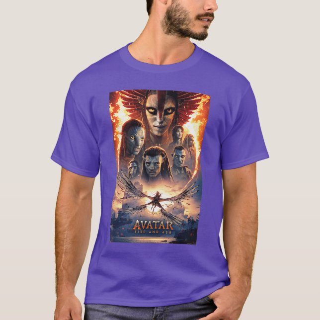 Avatar Fire and Ash Official Movie Theatrical Post T-Shirt (Front)