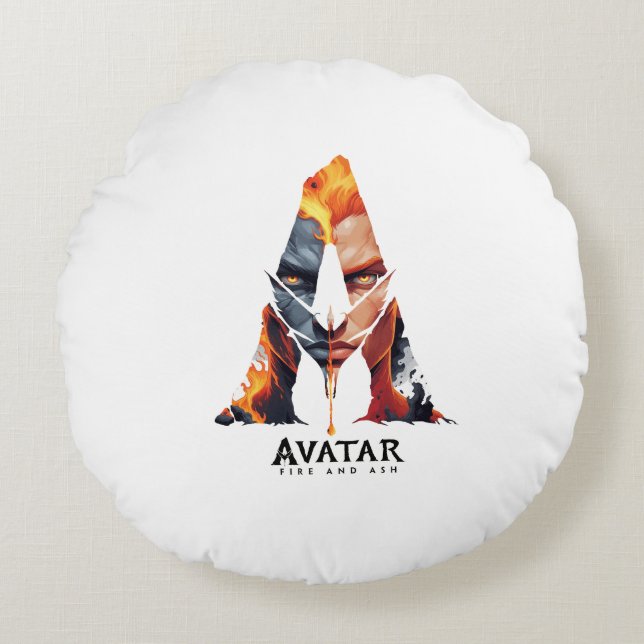 Avatar: Fire and Ash Round Cushion (Front)