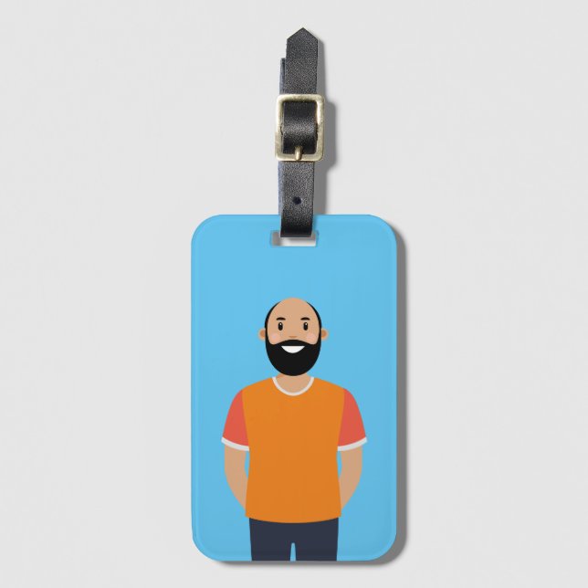 Avatar Luggage Tag (Front Vertical)