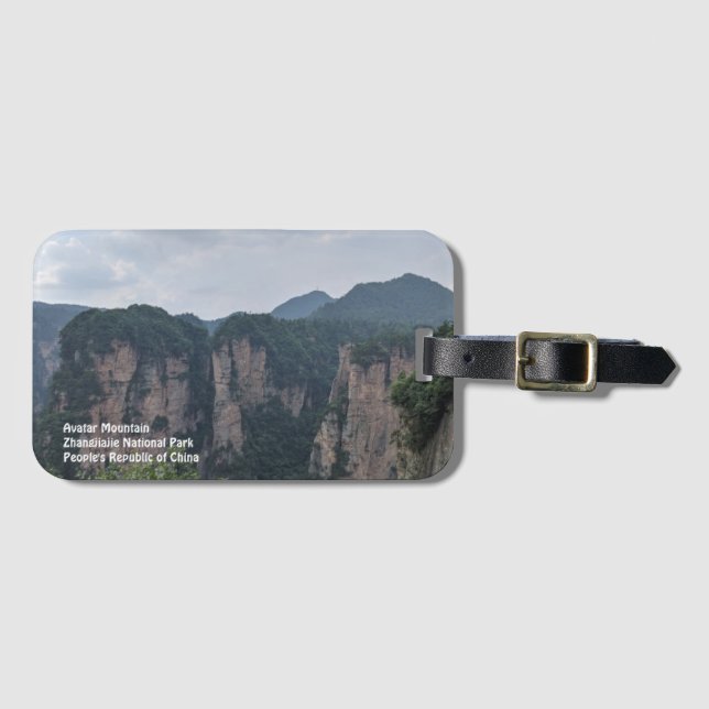 Avatar Mountain Luggage Tag (Front Horizontal)