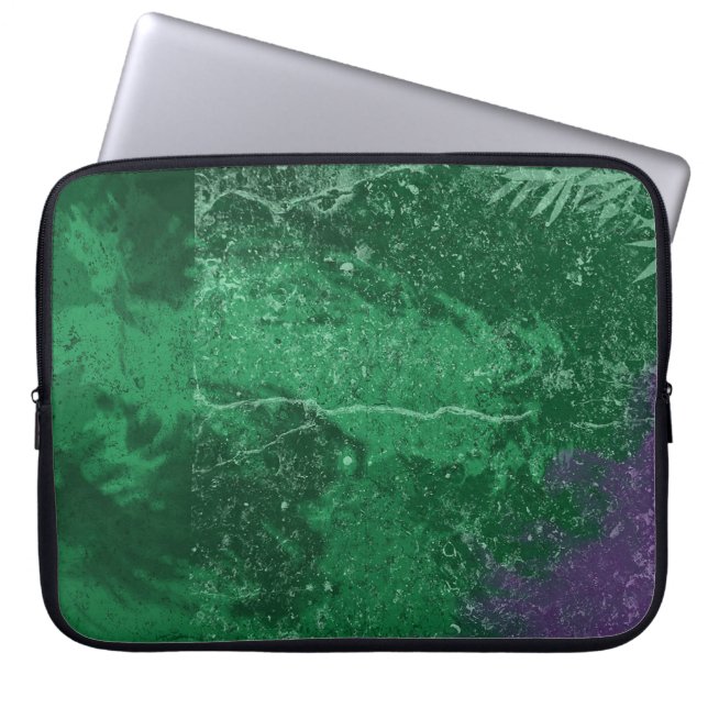 Avatar Toxic Green Laptop Computer Sleeve (Front)