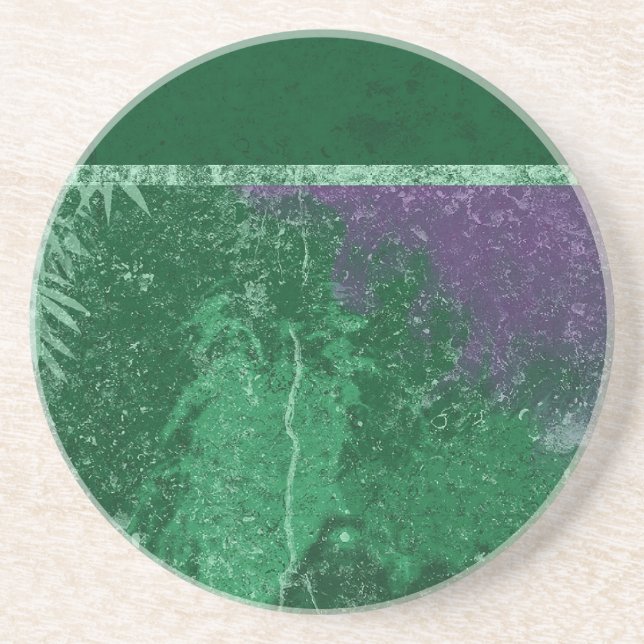 Avatar Toxic Green Poster Coaster (Front)