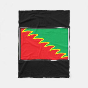 Avdiivka Ukraine Flag Donetsk Oblast Fleece Blanket