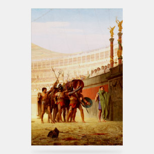 Ave Caesar by Jean-Leon Gerome Acrylic Sign