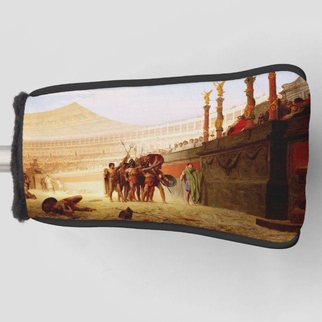 Ave Caesar by Jean-Leon Gerome Golf Head Cover (Front)
