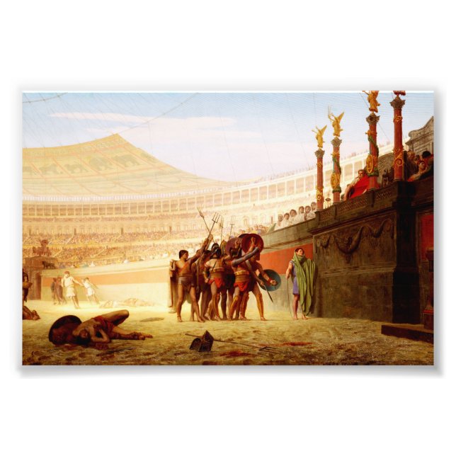 Ave Caesar by Jean-Leon Gerome Photo Print (Front)