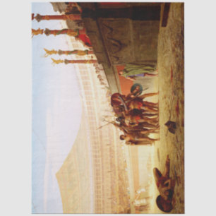 Ave Caesar by Jean-Leon Gerome Tissue Paper