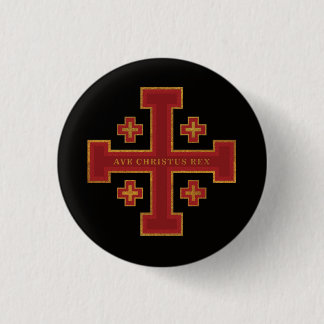 Ave Christus Rex 3 Cm Round Badge