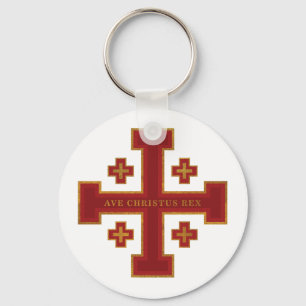 Ave Christus Rex Key Ring