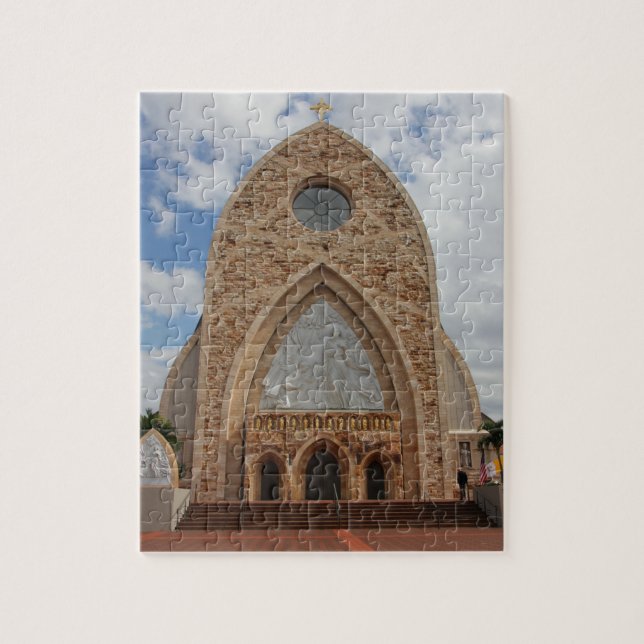 Ave Maria Catholic Church Jigsaw Puzzle (Vertical)