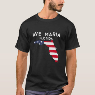 Ave Maria Florida USA State America Travel Floridi T-Shirt