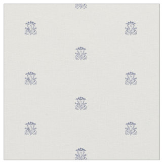 Ave Maria  Monogram pattern fabric