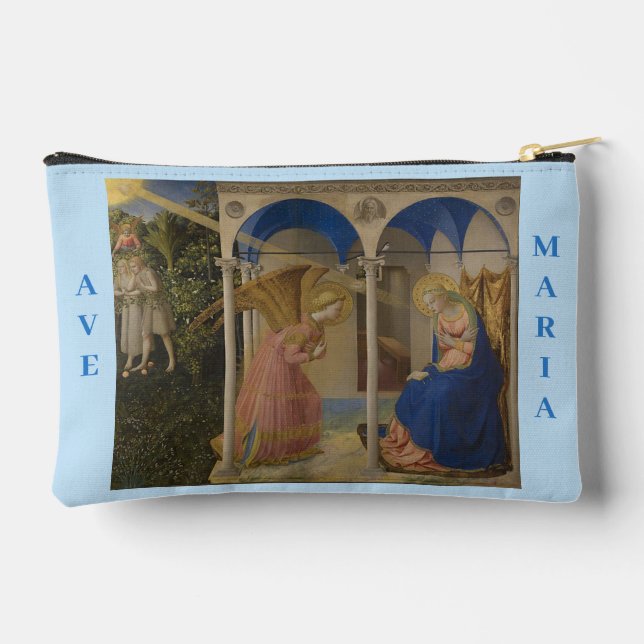 Ave Maria rosary Accessory Pouch (Back)