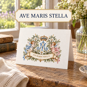 Ave Maris Stella Catholic Mary Star of the Sea Card